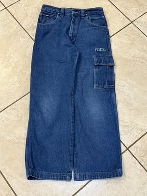 Pantalones de mezclilla cargo Fubu para niño con diseño de varios bolsillos talla 14 26x26 Foto 1 de 4