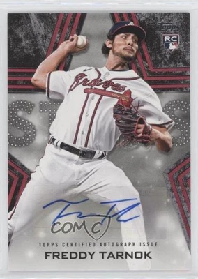 2023 Topps Series 1 Baseball Stars Black /199 Freddy Tarnok Rookie Auto RC - Image 1 of 2