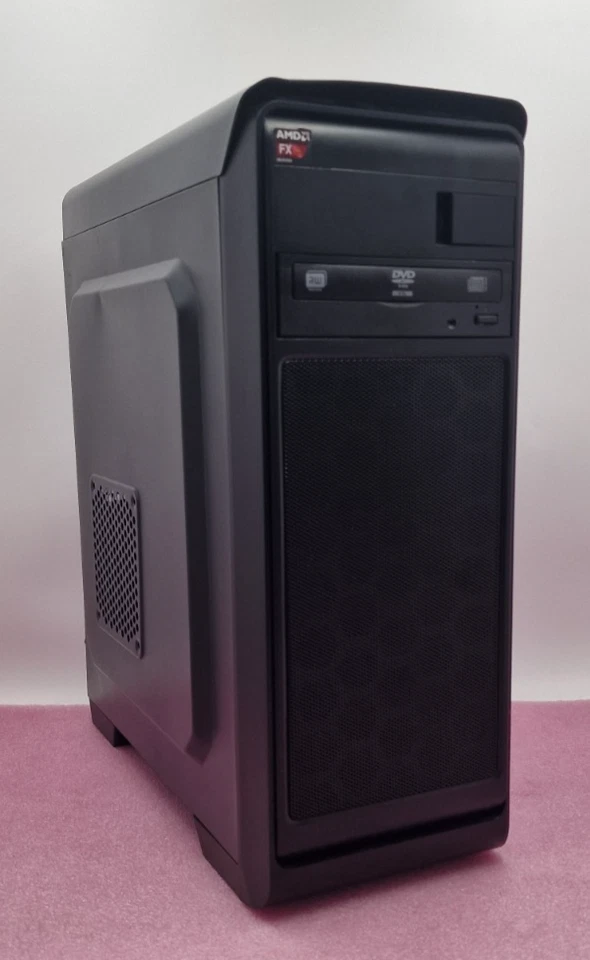 Custom Tower PC AMD FX6300 Black, 8GB DDR3 1600MHz, Sandisk 240GB SSD, NO OS - Image 1 of 4