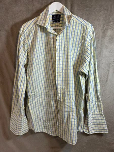 Stephens Brothers Two‐Fold Cotton Men’s Dress Shirt – Made in Ireland – 17 R - Picture 1 of 10