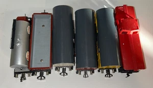 Lote de 6 vagones de ferrocarril/tren vintage escala HO lote J - Imagen 1 de 9