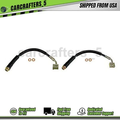 2 mangueras hidráulicas de freno delantero para Ford Aerostar 1990-1997 3,0 L Foto 1 de 4