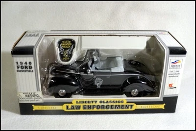 Liberty Classics 1940 Ford Ohio Highway State Patrol 1:24 New Old Stock #Z964 - Image 1 of 4
