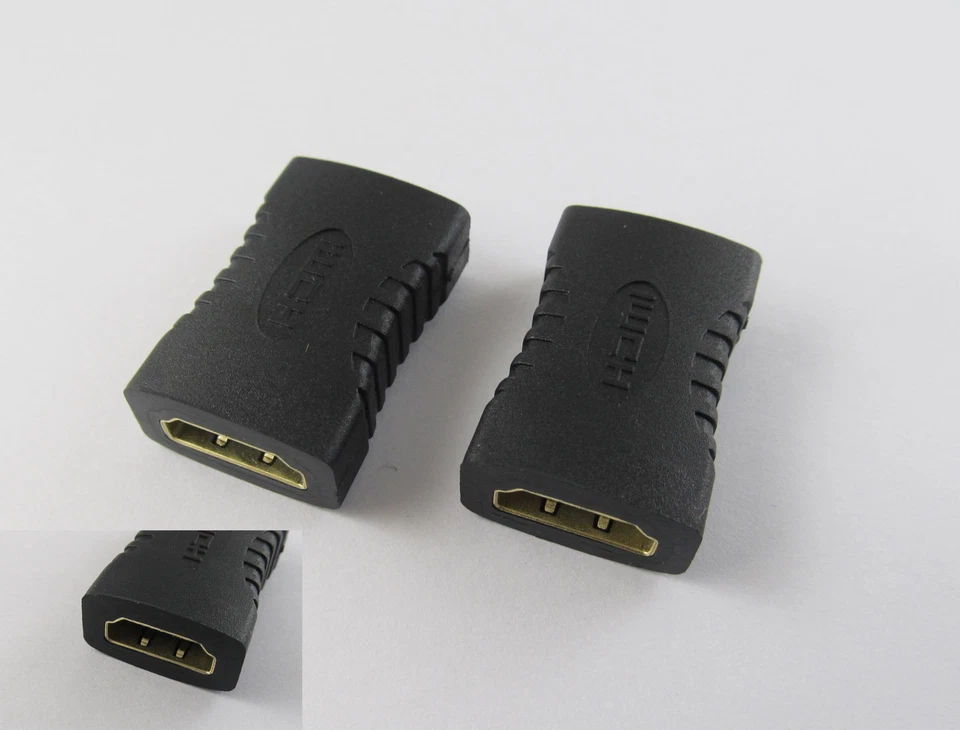 HDMI Female To Female Coupler Gender Extender Adapter Connector F/F HDTV 1080P - Image 1 of 1