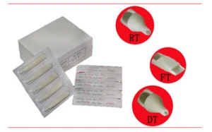 10 TATTOOSPITZEN Einweg - TIP - 5 FLACH MAGNUM - NEU - INKgrafiX® STUDIOWARE DE - Bild 1 von 3