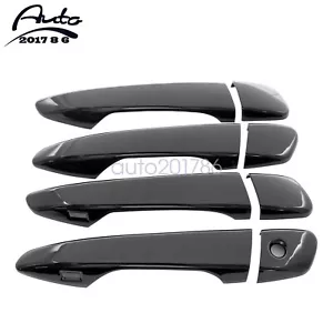 Gloss Black Door Handle Cover W/2 SMT KH For Lexus IS350 F Sport Sedan 3.5 2022 - Foto 1 di 10