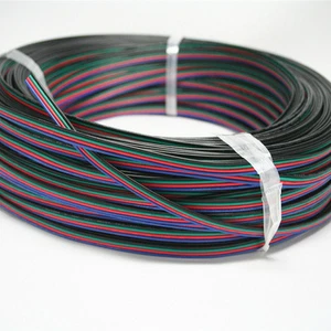 New RGB 4-Pin Extension Wire Connector Cable Cord For 3528 5050 RGB LED Strip - Picture 1 of 7