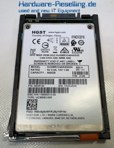 EMC HGST ISILON 400GB SSD 2,5" SAS-2 6G 005052317 118000313-02 0B35122 - Bild 1 von 1