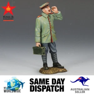 King & Country FW101 Shouting Mechanic MIB Retired - Picture 1 of 1