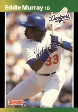 1989 Donruss Baseball's Best #92 Eddie Murray Los Angeles Dodgers HOF
