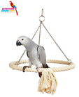 ADVENTURE BOUND LARGE 40 CM ROPE RING HANGING CAGE BIRD PARROT SWNG PERCH 7613
