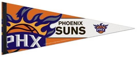 PHOENIX SUNS Official NBA Team Logo-Style Premium Felt Collector's PENNANT Cover
