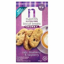 Nairn's Gluten Free Oats, Blueberry & Raspberry Chunky Biscuit Breaks - 160g