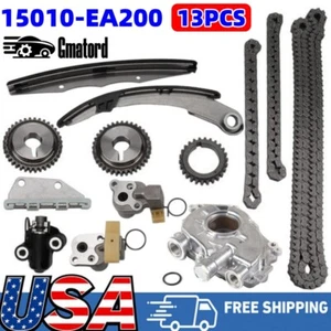 Timing Chain Kit Oil Pump Set VQ40DE for 2005-19 Nissan Pathfinder Frontier 4.0L - Picture 1 of 7
