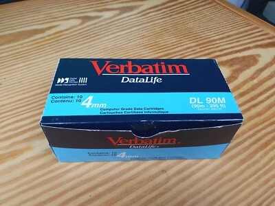 Verbatim DataLife 4mm-DL90M 10 Stück Neu - Bild 1 von 4