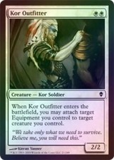 Kor Outfitter - Foil Light Play MTG Zendikar Magic 2B3