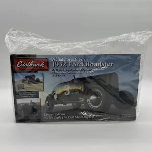 Vic Edelbrock Sr 1932 Ford Roadster 1:18 Scale Die Cast Metal Car 29500P 2005 LE - Picture 1 of 12