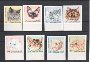 HUNGARY 1968 CATS IMPERFORATED MNH - 11612 - Picture 1 of 1