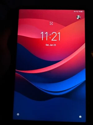 Black Lenovo M11 Tablet W TikTok.  - Image 1 of 2