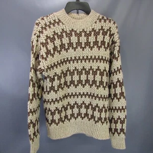 Vintage J.S.I. All American Sportswear Open Knit Sweater Men's Size L Worsted - Picture 1 of 8