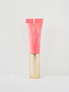 Clarins Natural Lip Perfector (01 Rose Shimmer) - Travel Size (0.15 oz) - Picture 1 of 3