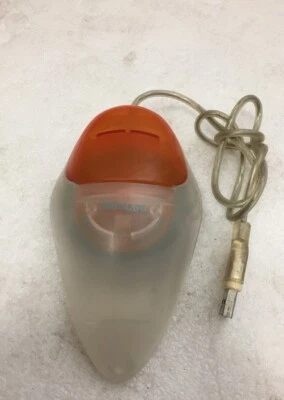 Apple USB Mouse Orange M4848 - Image 1 of 4