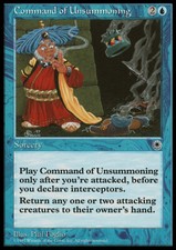 Magic the Gathering MTG Command of Unsummoning (48) Portal   LP