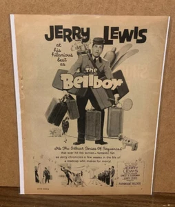 1960 THE BELL BOY Movie Print Ad Starring: JERRY LEWIS (MH216) - Bild 1 von 7