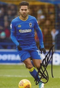 AFC WIMBLEDON: HARRY FORRESTER SIGNED 6x4 ACTION PHOTO+COA - Picture 1 of 1