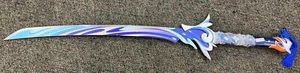 Genshin Impact Ayato Haran Geppaku Futsu metal Sword - Picture 1 of 5