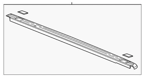 Genuine GM 2009-2014 Chevrolet Silverado 2500 3500 HD Truck Bed Molding 17802472 - Image 1 of 2