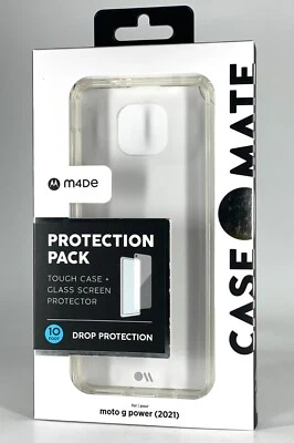 Hard Clear Case For Motorola Moto G Power 2021 -  Clear - Image 1 of 2