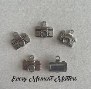 10 x Tibetisches Silber KAMERA FOTOGRAFIE 3D 16 mm x 15 mm Charms Anhänger - Bild 1 von 3