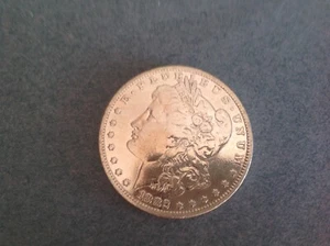 1882-O Morgan Head Silver Dollar (gold) - Picture 1 of 2