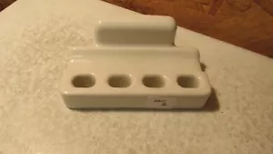 Antique Porcelain Tooth Brush Holder No. 2 - Picture 1 of 2