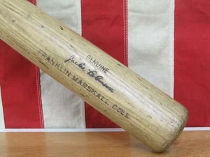 Vintage Louisville Slugger Baseball Bat Franklin Marshall Jackie Robinson 34" - Picture 1 of 9