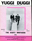The Scott Brothers : Yuggi Duggi : original UK 1963  Sheet Music