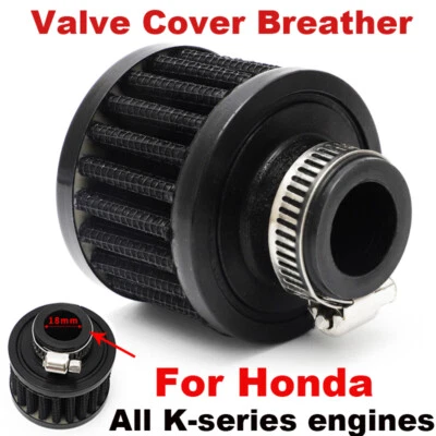 For HONDA VALVE COVER BREATHER FILTER Integra Civic RSX K-swap K20 K20A K20Z K24 - Image 1 of 4
