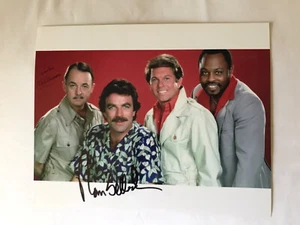 Tom Selleck & John Hillerman AUTOGRAPHED 8x10 Photo Magnum PI w/COA VERY RARE  - Picture 1 of 7
