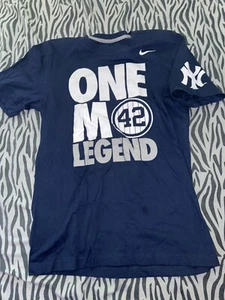 Nike MARIANO RIVERA No. 42 NEW YORK YANKEES Sandman Small T-Shirt Jersey - Picture 1 of 2