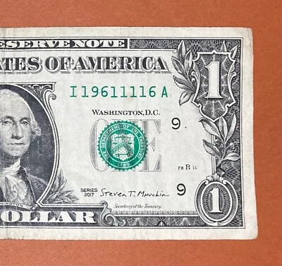 1961 November 16 (L 19611116 A) $1 One Dollar Bill Birthday Note - Image 1 of 3