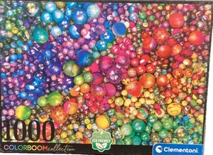 Rompecabezas Clementoni 1000 piezas canicas - Colección Colorboom 2019 difícil de encontrar raro - Imagen 1 de 2