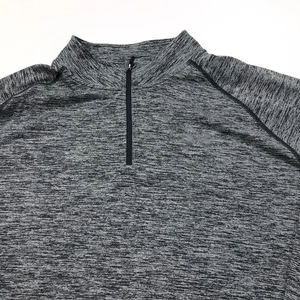 Under Armour Loose HeatGear XXL Golf 1/4 Zip Mock Neck Pullover LS Gray - Picture 1 of 9