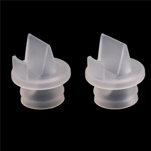 2PCS Entenschnabel Ventil Milchpumpe Teile Silikon Baby Fütterung Nippelpumpe - Picture 1 of 7