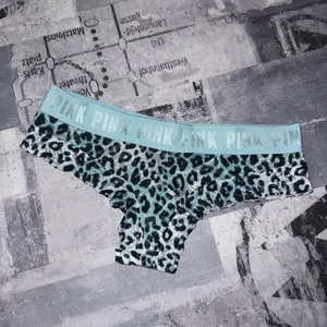 Victoria's Secret freches Höschen 2019 blau Tiermotiv Spitze Größe M Logo Taille - Bild 1 von 3