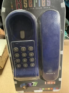 SONY IT-B3 Series Telephone - Purple - Corded Push Button Wall Hang | Retro - Picture 1 of 5