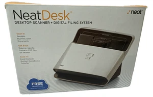 Neat Desk Pass-Through Scanner Red Home Office Edition ND-1000 New - Picture 1 of 4
