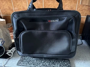 New Black Pilot Travel Case/Bag Wheels, Telescopic Handle & Multi Compartments - Picture 1 of 4