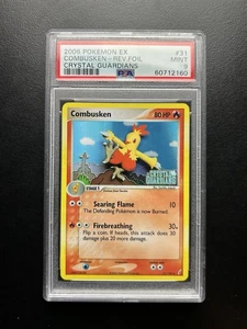 2006 Pokemon EX Crystal Guardians Combusken Reverse Foil 31/100 PSA 9 Mint - Picture 1 of 1