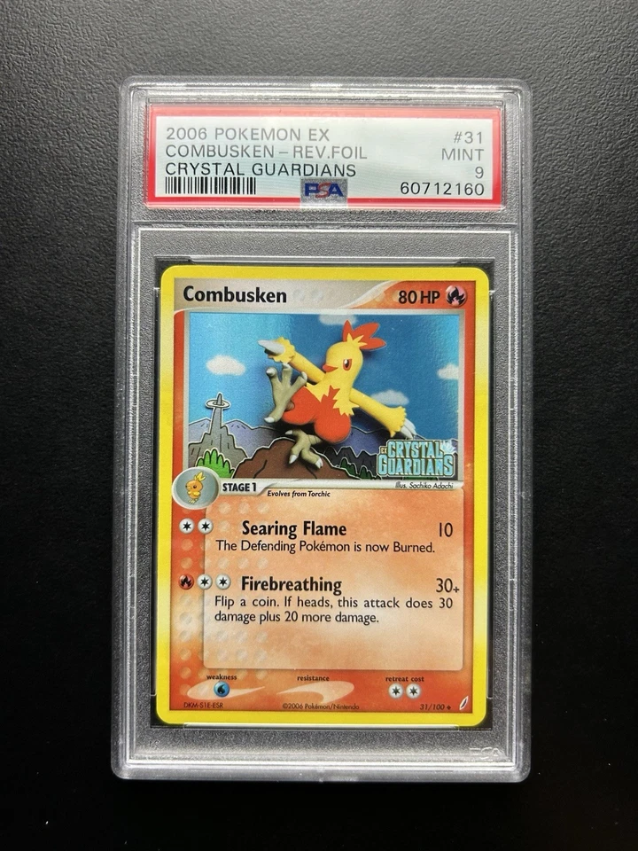 2006 Pokemon EX Crystal Guardians Combusken Reverse Foil 31/100 PSA 9 Mint - Image 1 of 1